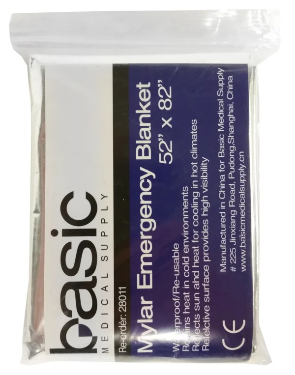 Mylar Emergency Space Blanket 52 inch by 82 inch – Bulk Pack from MM Medical Supply
